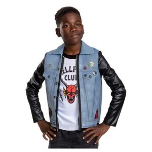 Stranger Things Eddie Costume Youth Large 10-12 Jacket Officially Licensed NEW